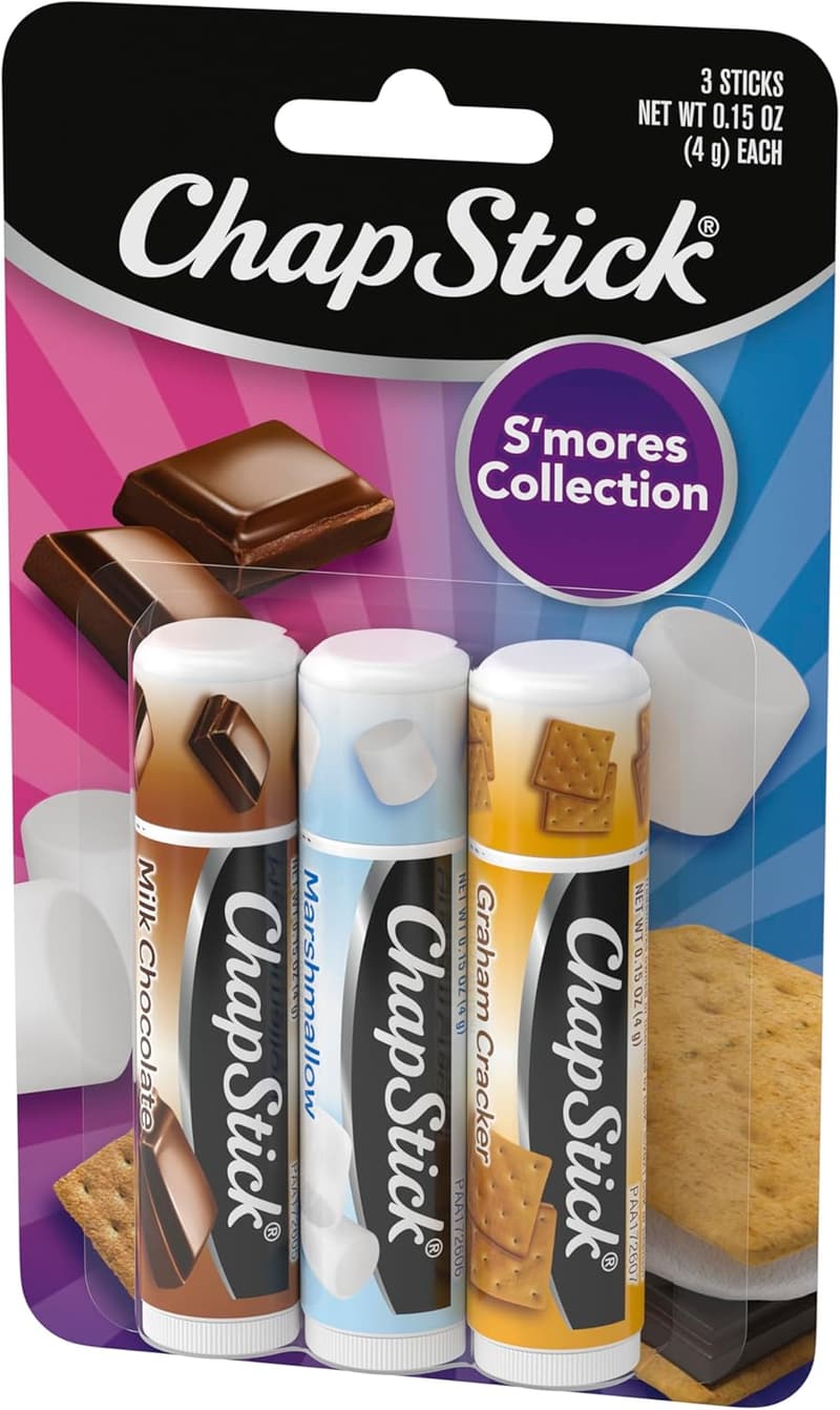 ChapStick S'more Lip Balm Variety Pack - 3 Tubes, 0.15 oz