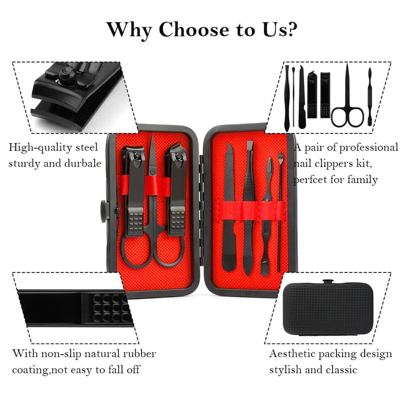 Father's Day Stainless Steel Manicure Set for Dad