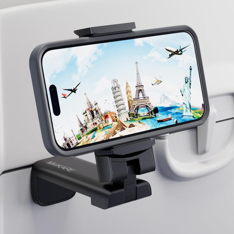 Universal Airplane Phone Holder with 360° Rotation