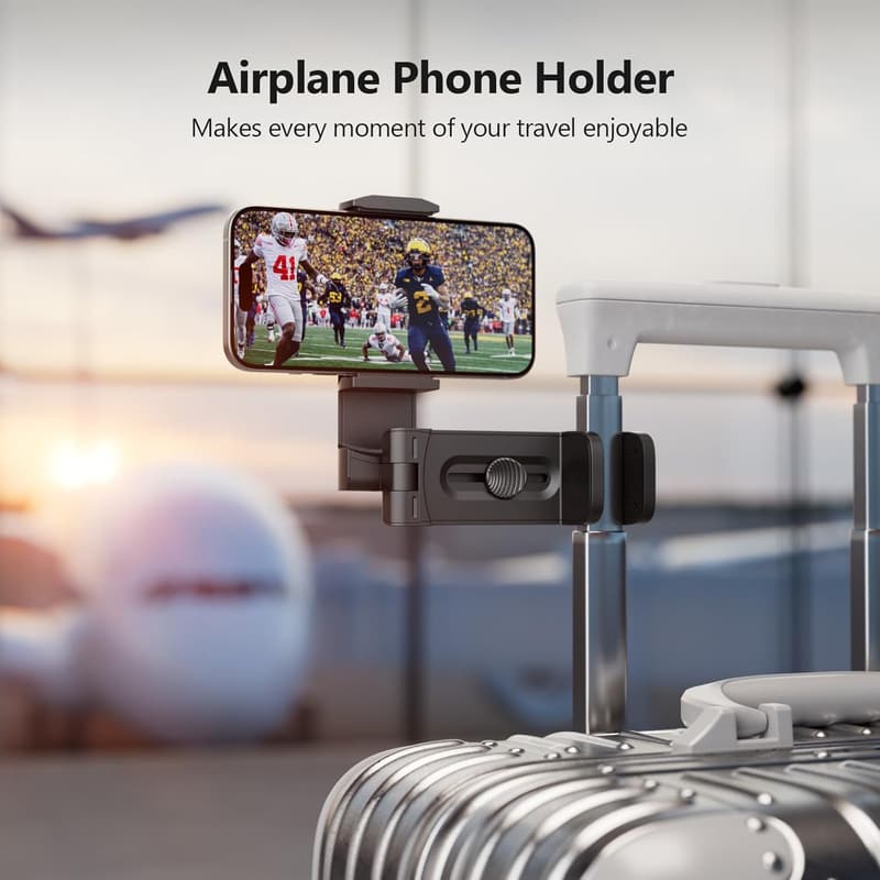 Universal Airplane Phone Holder with 360° Rotation
