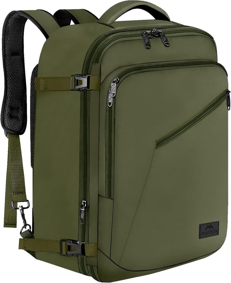 Travel Backpack with Trolley Sleeve - Lightweight & Water Resistant