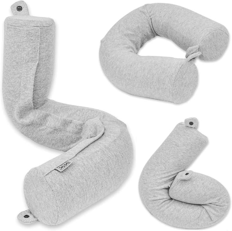Travel Neck Pillow - Adjustable Memory Foam for Airplanes