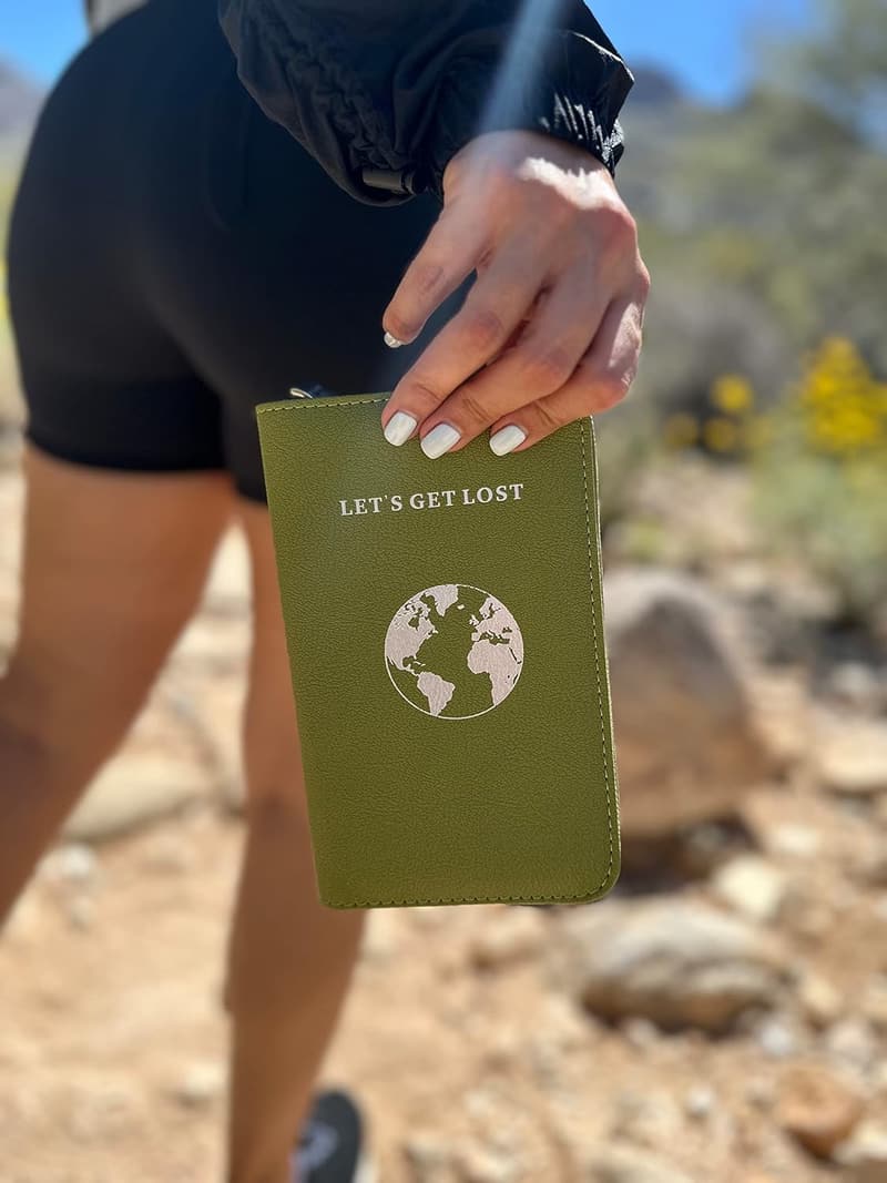 Travel Wallet with RFID Blocking & Removable Power Bank