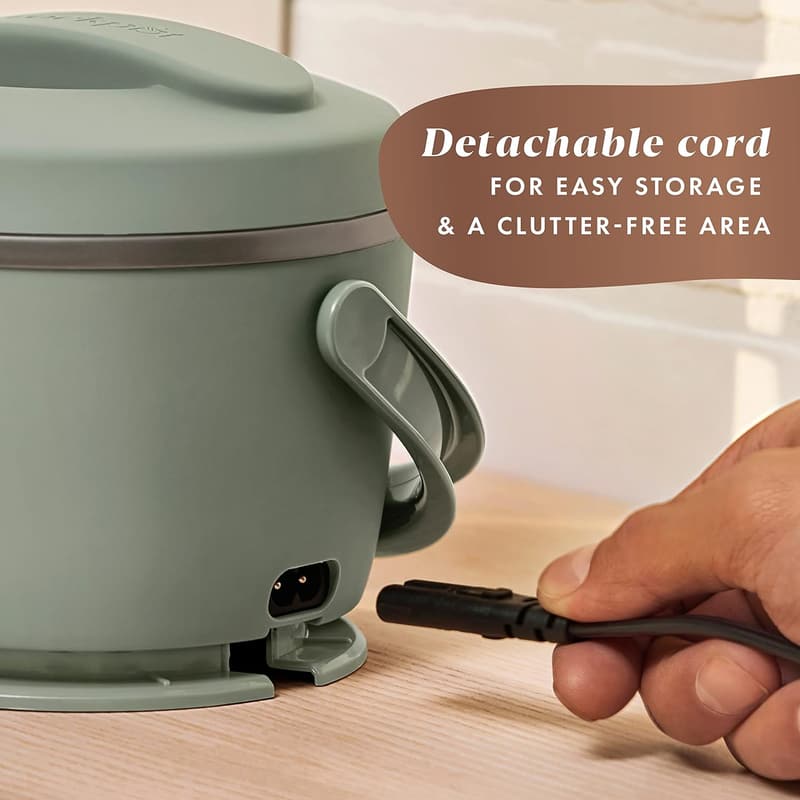 Portable 20-Ounce Electric Lunch Box - Travel-Friendly & Spill-Free