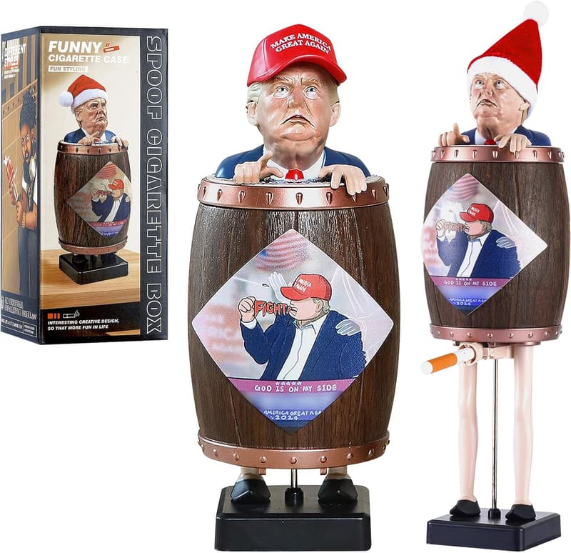 Santa Cigarette Dispenser - Novelty Gag Gift for Christmas