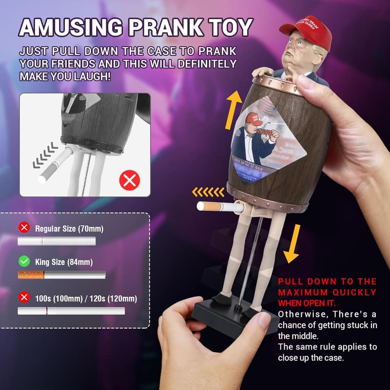 Santa Cigarette Dispenser - Novelty Gag Gift for Christmas