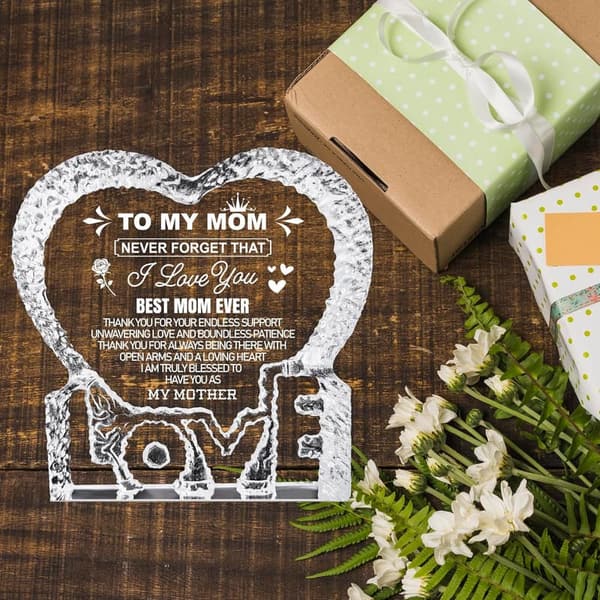 Happy Mother's Day Crystal Gifts for Mom from Kids