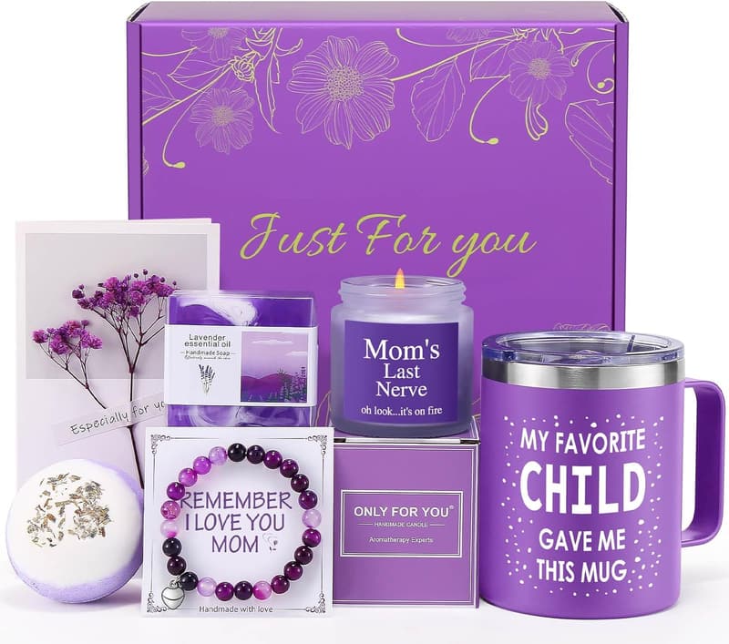 Spa Gift Basket Set for Mom - Unique Birthday & Mother's Day Gift