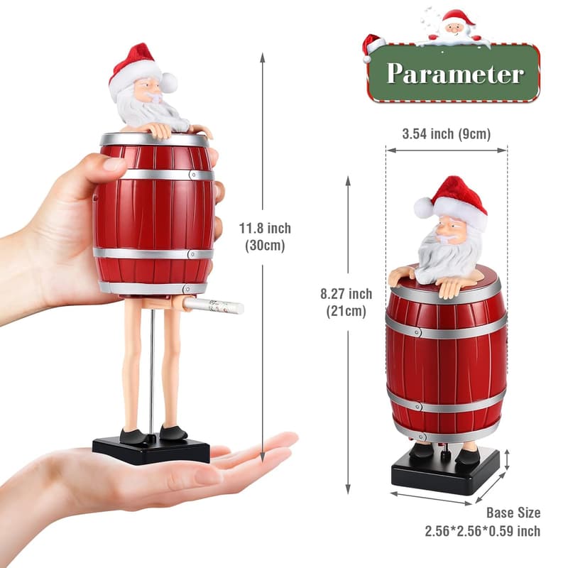 Santa Claus Cigarette Dispenser Holder for Christmas Party