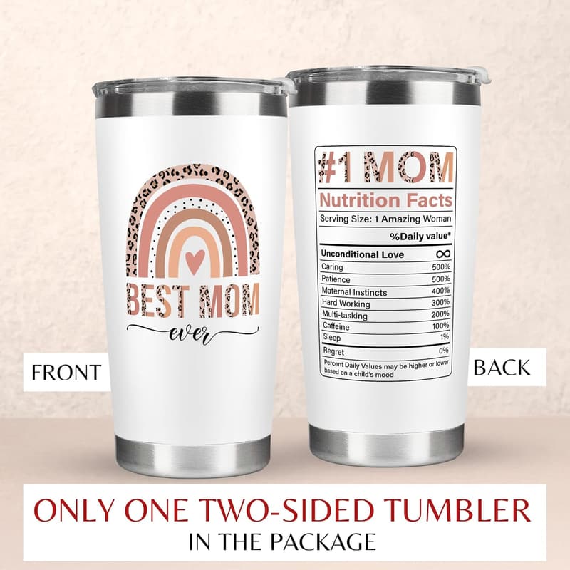 Birthday Gift for Mom - 20 oz Tumbler for Mother's Day
