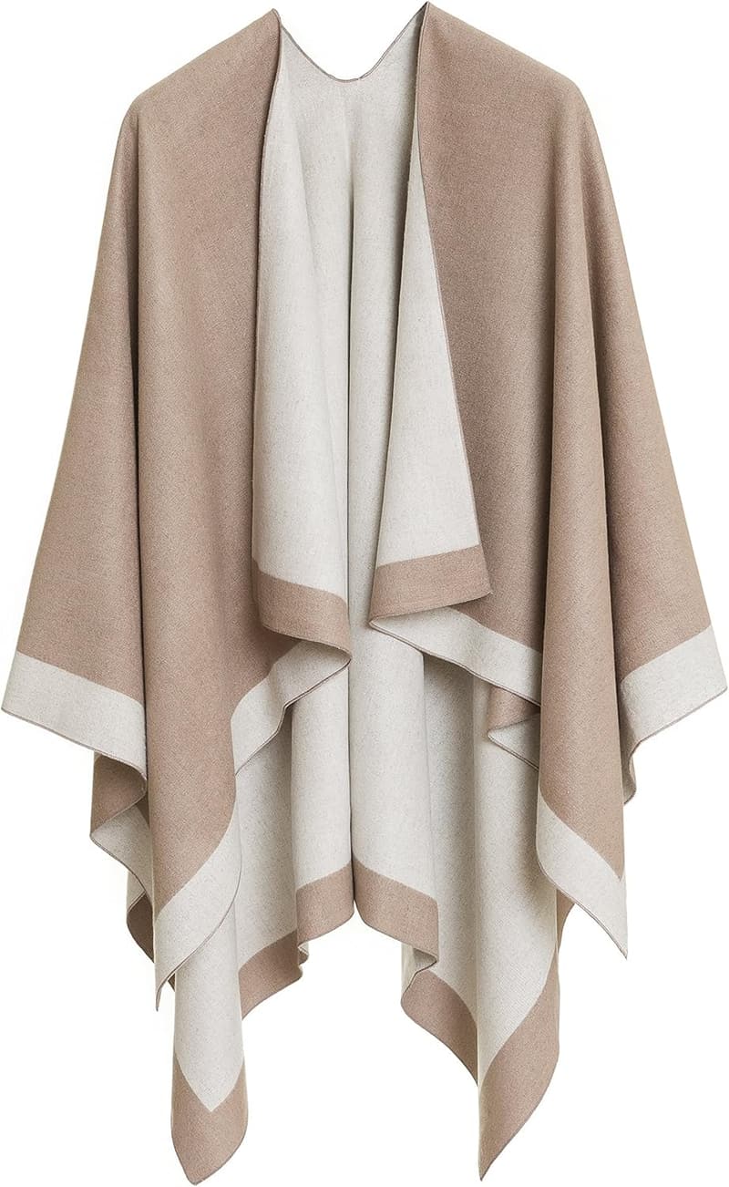 Women's Fall/Winter Shawl Wrap Poncho Cardigan Cape