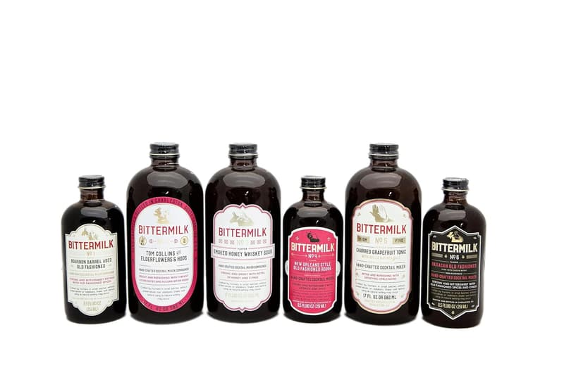 Bourbon Cocktail Mixer Gift Set for Men - Six Varieties