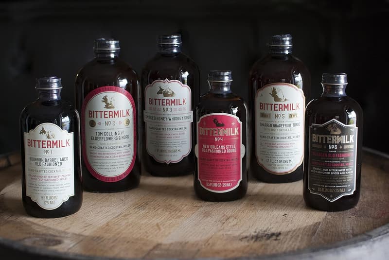 Bourbon Cocktail Mixer Gift Set for Men - Six Varieties