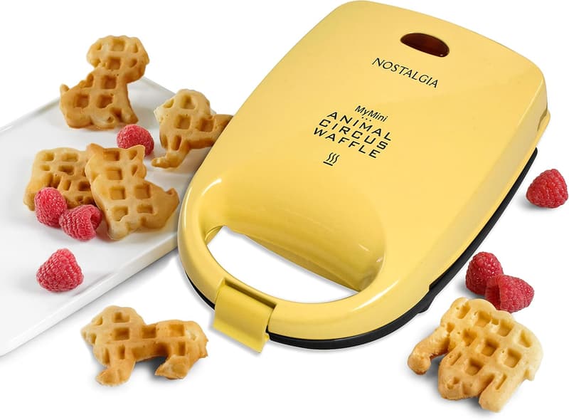 Animal Shaped Waffle Maker - Creates Cat, Dog, Elephant, Lion
