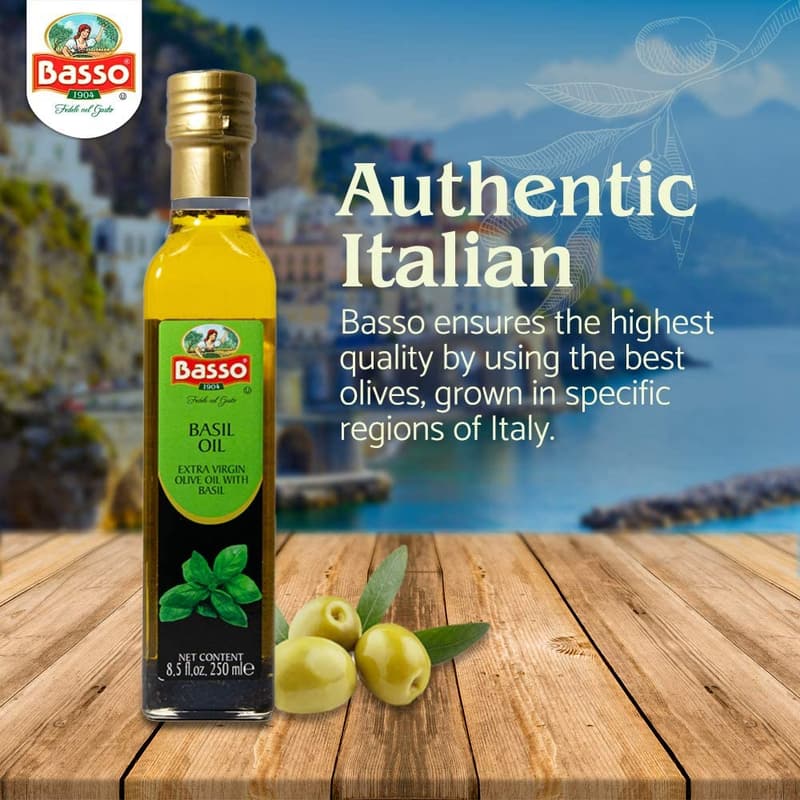 Infused Olive Oil Gift Box Set - 4 Bottles, First Cold Pressed