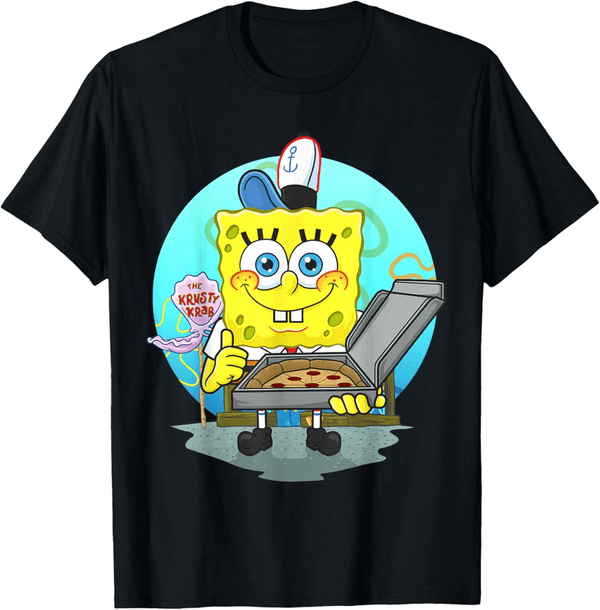 Krusty Krab Pizza Delivery T-Shirt by Mademark