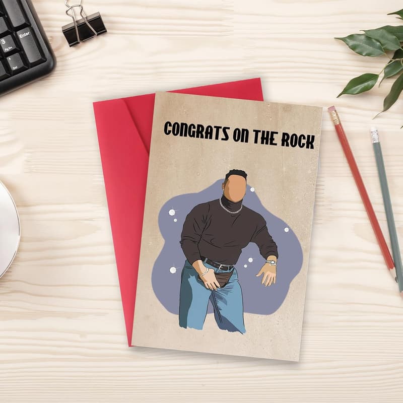 Funny Engagement Card for Couples