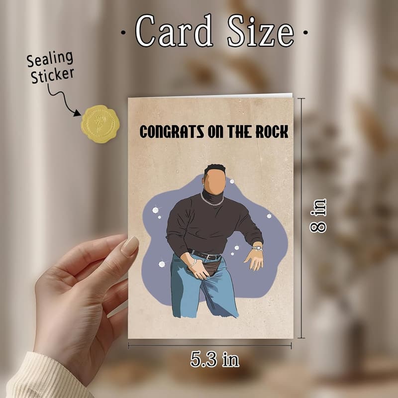 Funny Engagement Card for Couples