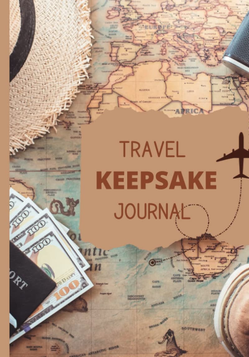 Adventure Travel Keepsake Journal with Prompts for Memories