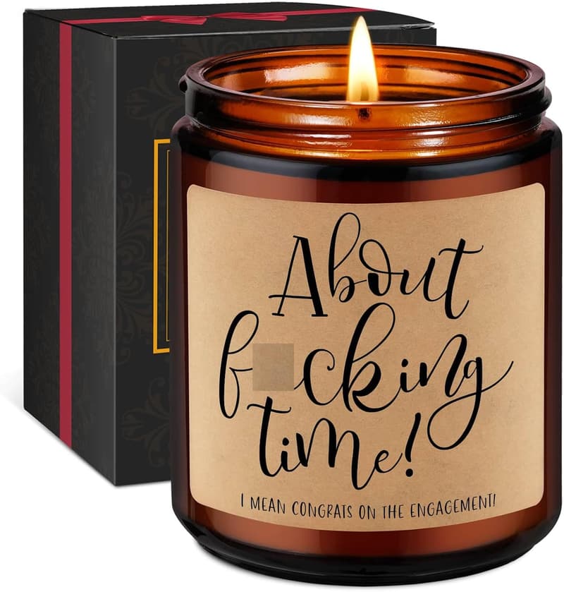 Engagement Gifts: Unique Candle for Couples and Bride-to-Be