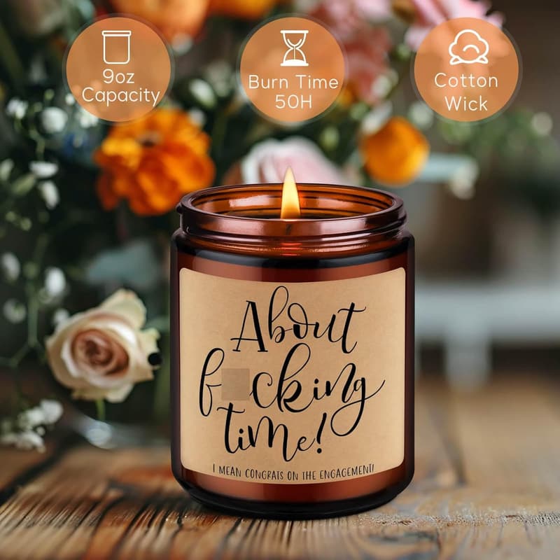 Engagement Gifts: Unique Candle for Couples and Bride-to-Be