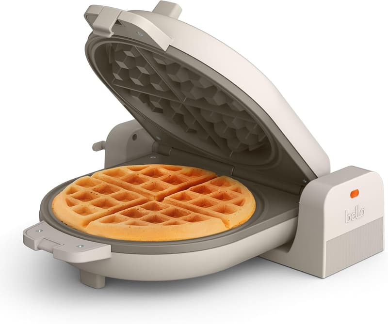 Bella Flip-n-Store Waffle Maker with Nonstick Ceramic Coating