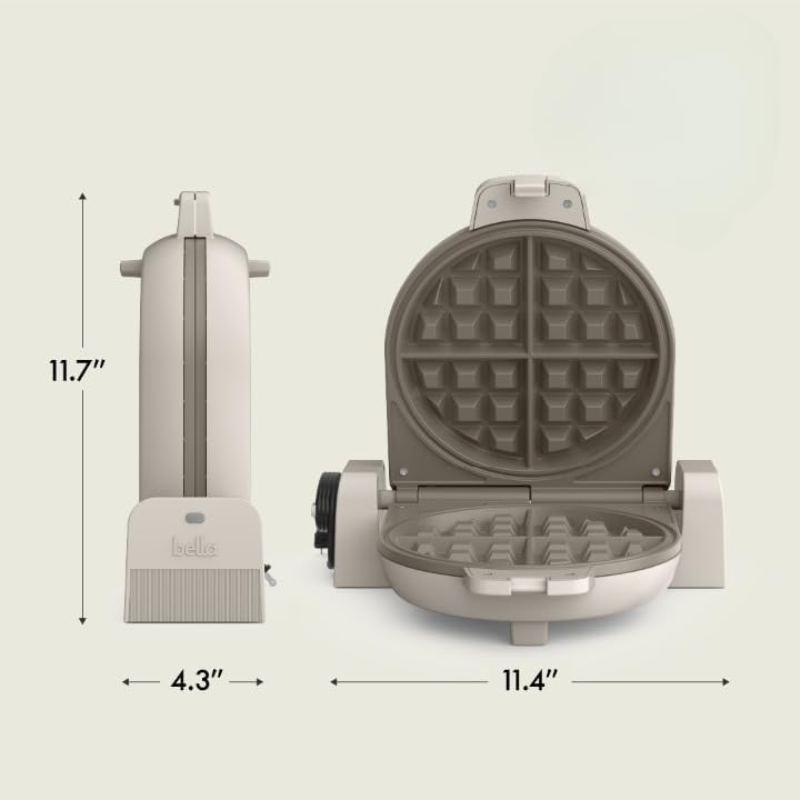 Bella Flip-n-Store Waffle Maker with Nonstick Ceramic Coating