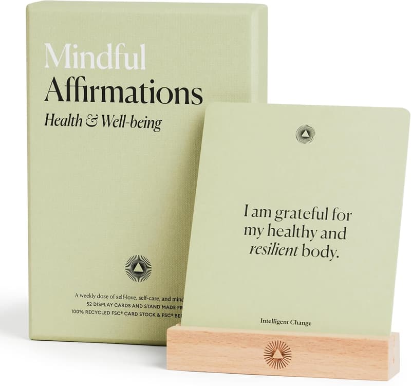 Mindful Affirmation Cards for Health and Wellbeing