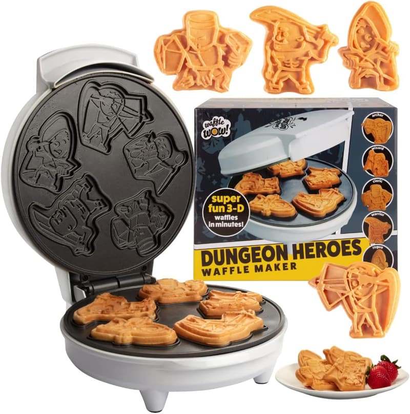 Fantasy Dragon Mini Waffle Maker for Tabletop Gamers