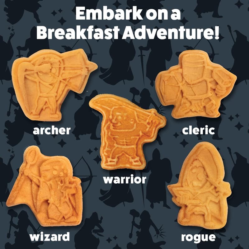 Fantasy Dragon Mini Waffle Maker for Tabletop Gamers