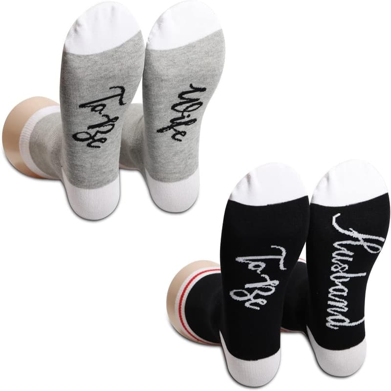 Engagement Gift - Couple Novelty Socks for Fiancees