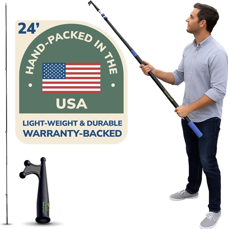 Telescoping Boat Hook – Durable, Scratch-Resistant Aluminum