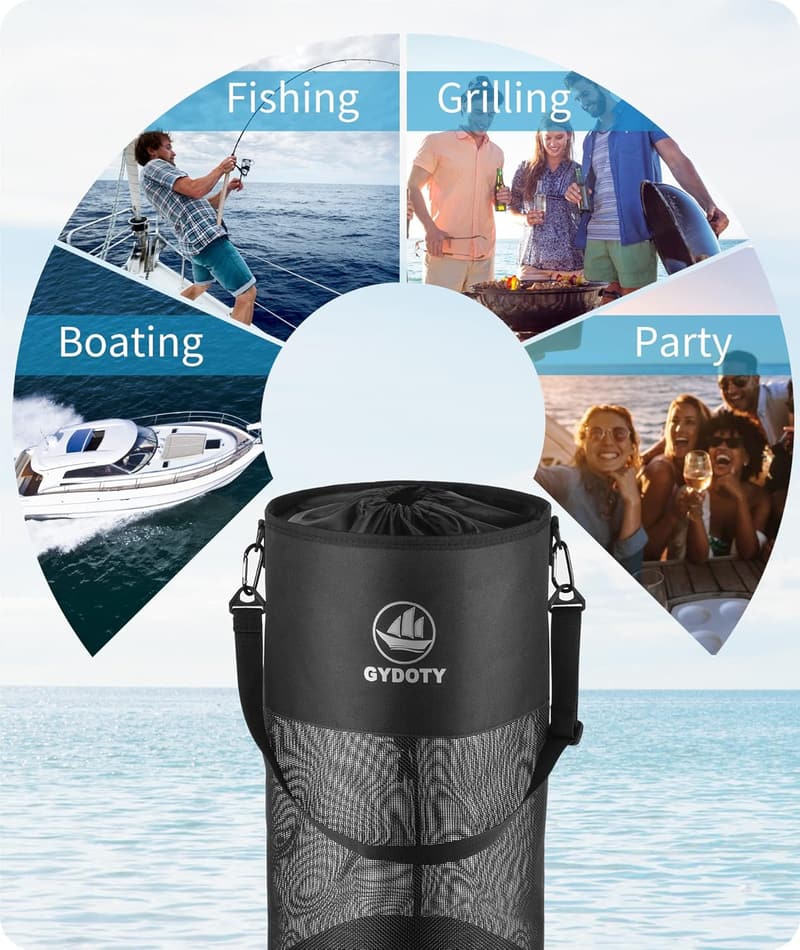 Reusable Mesh Boat Trash Bag - Essential Accessory for Boat Owners