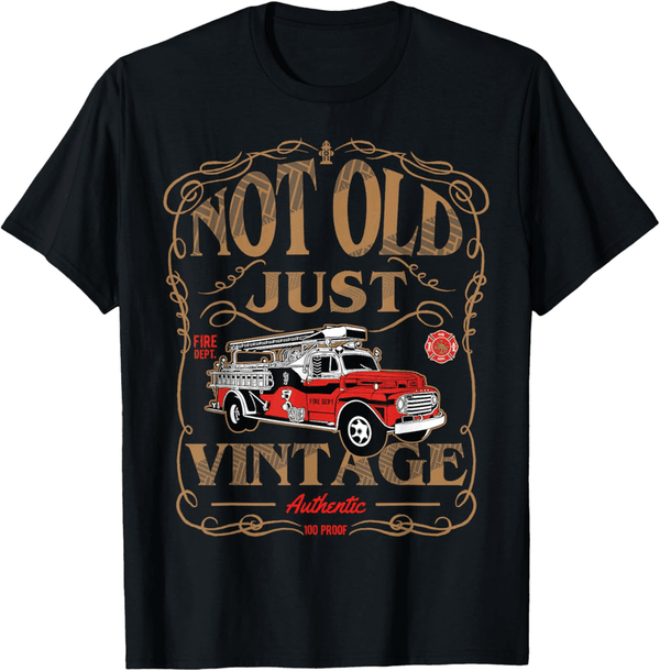 Retired Firefighter T-Shirt for Men