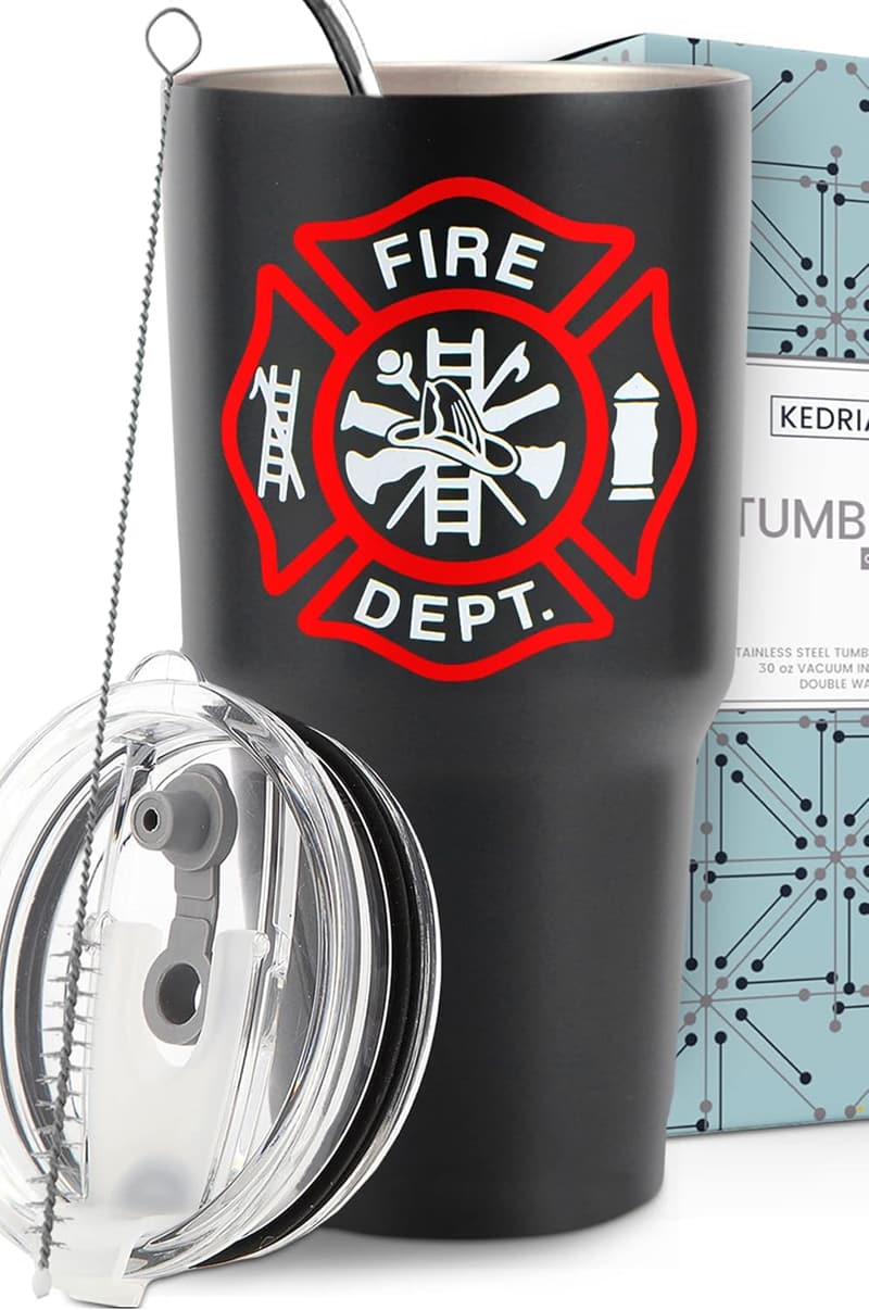 Firefighter 30oz Tumbler - Unique Gift for Men