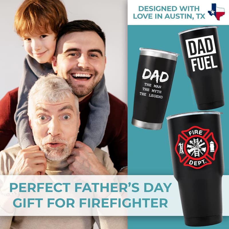 Firefighter 30oz Tumbler - Unique Gift for Men