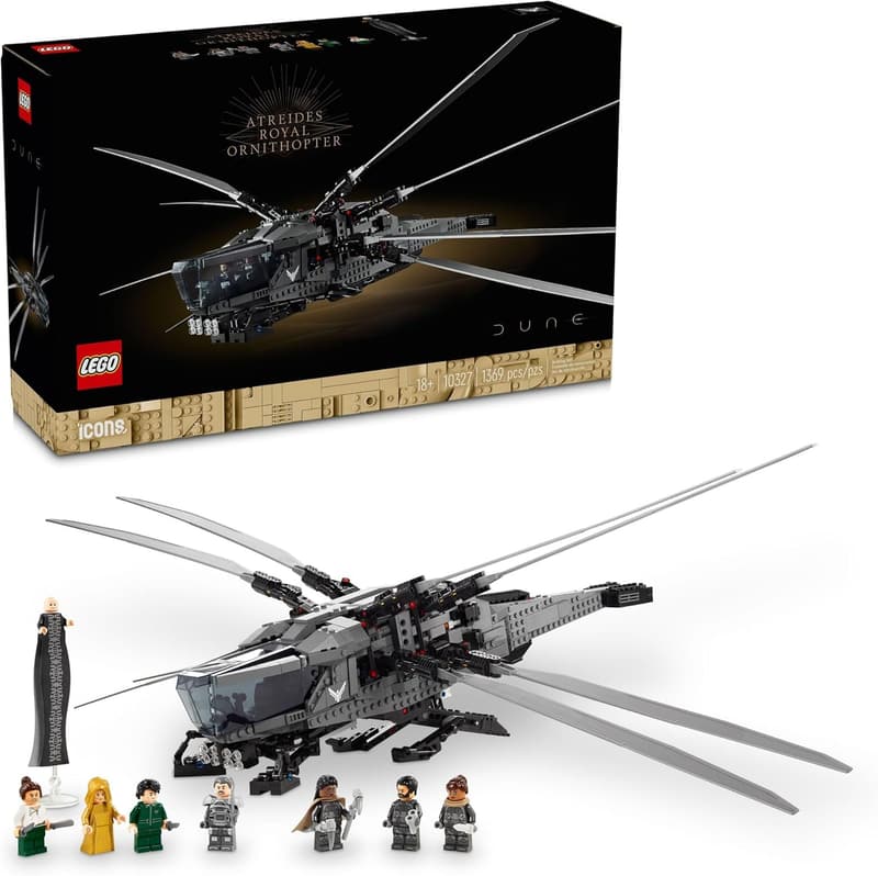 LEGO Icons Dune Atreides Ornithopter Model 10327 for Adults