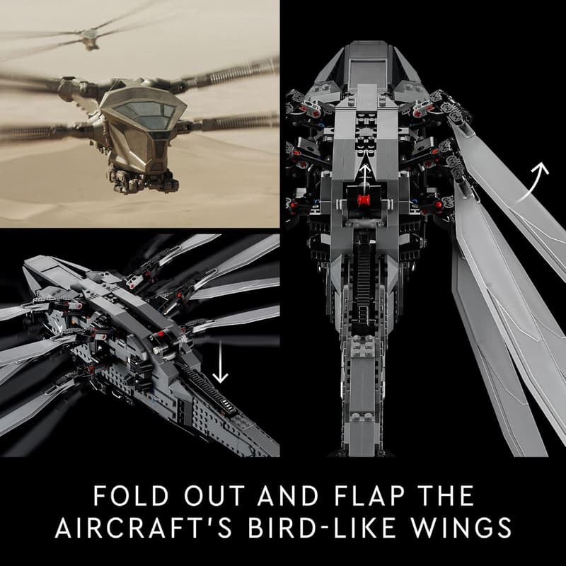 LEGO Icons Dune Atreides Ornithopter Model 10327 for Adults