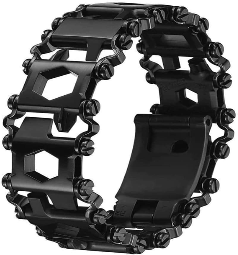 29-in-1 Stainless Steel Multitool Bracelet for Men