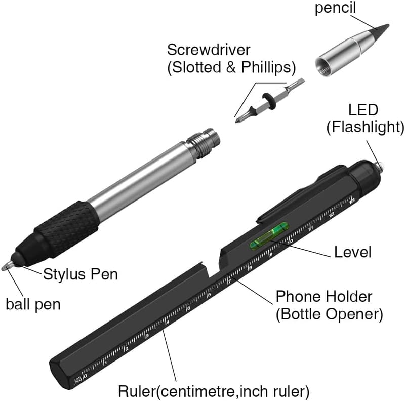 Father's Day 10-in-1 Multitool Pen Gift for Dad