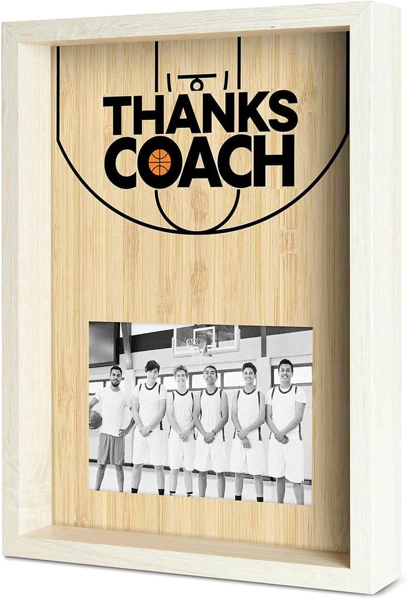 Thanks Coach Basketball Photo Frame