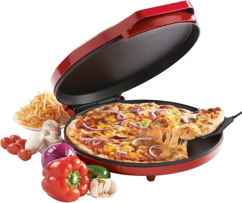 Betty Crocker 1440W Countertop Pizza Maker Machine