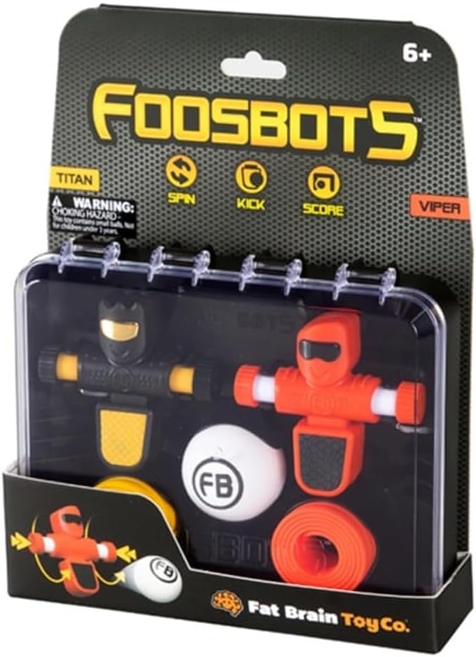 Active Play Foosbots Game for Kids, 2 Players, Ages 6+