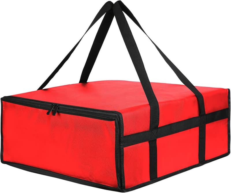 Insulated Pizza Carrier Bag - Large for Delivery (20x20)