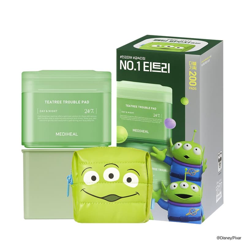 Disney Pixar Madecassoside Toner Pads with Centella Asiatica - 200 Pads