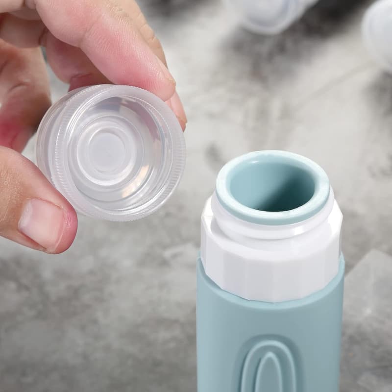 TSA-Approved 3oz Travel Silicone Bottles - Leak Proof (4 Pack)
