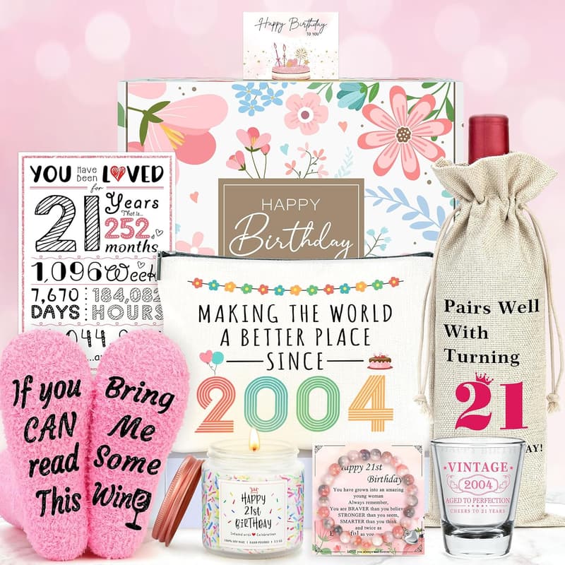 21st Birthday Gifts for Women | Unique Celebrations