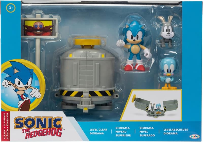 Sonic The Hedgehog Diorama with Sonic, Flicky & Pocky