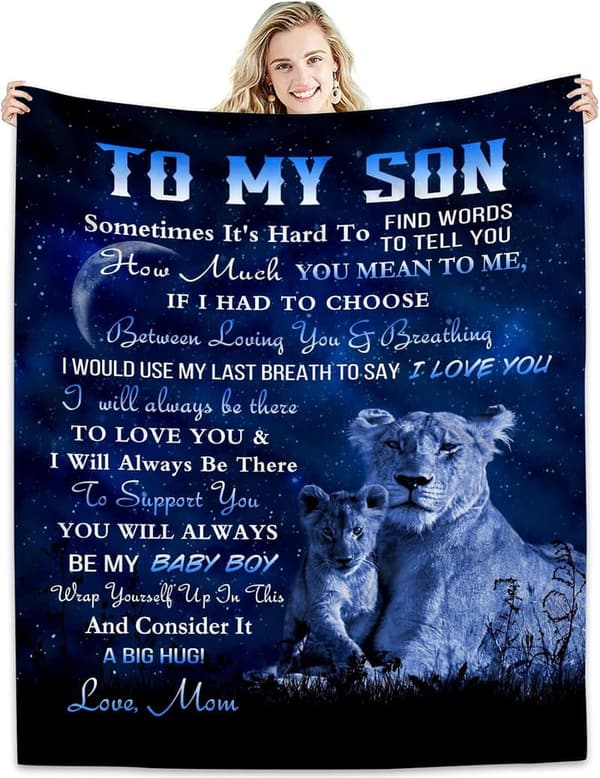 Funny Birthday Blanket for Son | 60