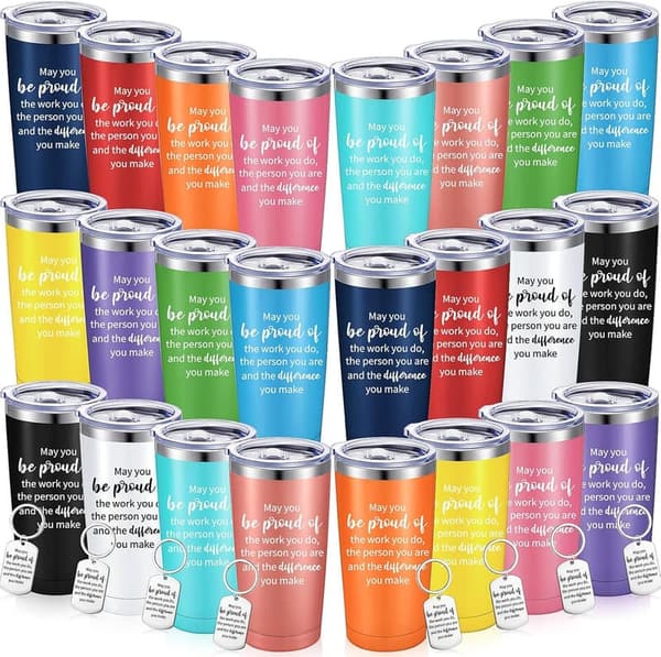 Inspirational Tumbler Cup Gift Set for Women Employees
